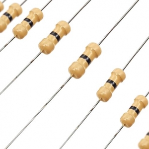 مقاومت 0 اهم مقاومت 1/4 وات 0.25w 5% مقاومت صفر اهم یک چهارم وات