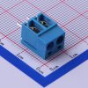 ترمینال kf300 دو پین ترمینال پیچی روبردی آبی رنگ 2 پین ترمینال 300 dg300 mx300 ترمینال رو بردی نردبانی آسانسوری یک تیکه