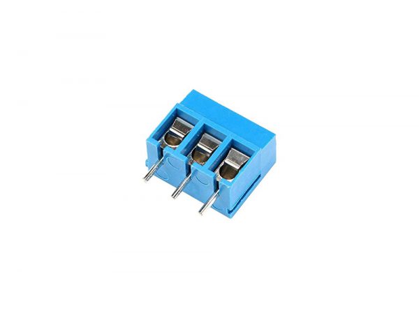 ترمینال kf300 سه پین کانکتور 3 پایه ترمینال پیچی روبردی آبی رنگ dg 300