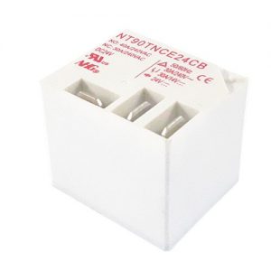 رله 24 ولت 30 آمپر 40 آمپر رله کولری رله فیش خور رله nt90 روبردی سفید رنگ nhg بهترین رله کیفیت جنس خوب رله nt90tnce24cb رله محافظ کولری رله ترانس برق ups یو پی اس استابلایزر