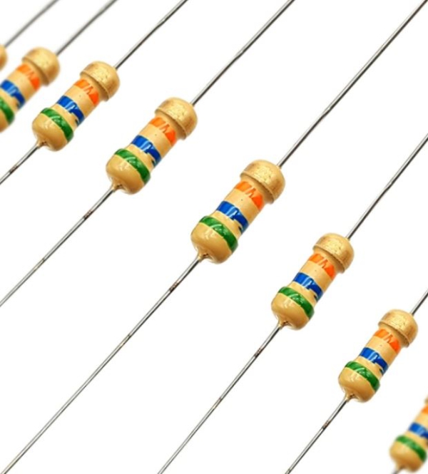 مقاومت 56 کیلو اهم قیمت خرید رسیستور 0.25 وات رزیستور 1/4 وات مقاومت سبز آبی resistor