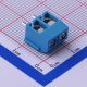 ترمینال kf301 دو پین ترمینال پیچی روبردی آبی رنگ dg301 ترمینال 301 ترمینال نردبانی آسانسوری یک تیکه کانکتور 2 پایه