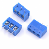 ترمینال kf301 سه 3 پین ترمینال پیچی رو بردی آبی