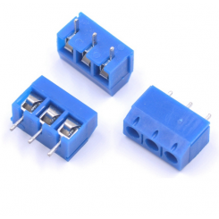 ترمینال kf301 سه 3 پین ترمینال پیچی رو بردی آبی