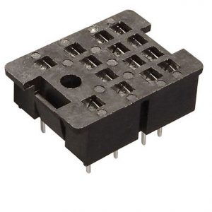 سوکت رله 14 پین روبردی سوکت رله 4 کنتاکت مناسب رله پایه ردیفی شیشه ای سوکت فیندر 94