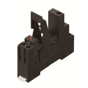 پایه رله 5 پین کتابی سوکت رله 5 پایه g2r-1 شیشه ای سوکت رله ریلی led دار 14f05-e