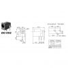 جک-آداپتور-روبردی-ریز-مدل-dc-002-قطر-پین- 1.3 mm