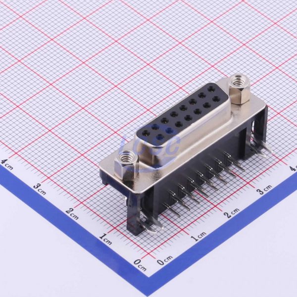 دی کانکتور 15 پین مادگی رایت روبردی کانکتور DS1037