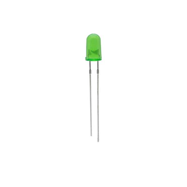 ال ای دی 5 میل سبز مات خودرنگ led 5mm green لامپ