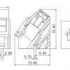 ابعاد ترمینال kf103