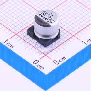 خازن 220 میکرو 6.3 ولت خازن الکترولیت اس ام دی