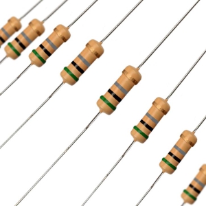 مقاومت 0.5 وات مقاومت 0.5 اهم مقاومت کربنی 5 درصد مقاومت 1/2 وات 0.5w