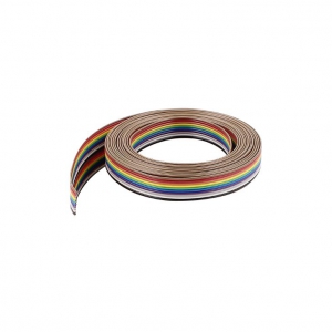 کابل فلت رنگی 10 رشته فلت کابل چند رنگ سیم فلت