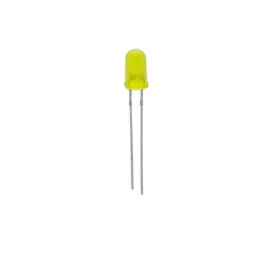 led زرد 5 میل خود رنگ ال ای دی 5mm زرد مات yellow