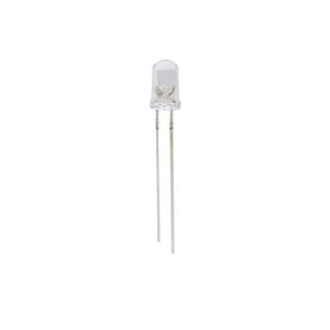 led شفاف هایبرایت لیزری ال ای دی شیشه ای شفاف هایبرایت زرد رنگ 5 میل 3mm