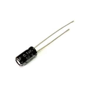 خازن 0.1 میکرو فاراد 50 ولت خازن الکترولیتی 100 نانو فاراد Electrolytic-Capacitor-0.1uF-50V