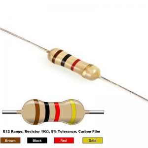 مقاومت 1 کیلو اهم 2 وات رنگ قهوه ای مشکی قرمز طلایی مقاومت کربنی 5% قیمت خرید مقاومت رسیستور رزیستور مقاومت 1k اهم 2w مقاومت یک کیلو دو وات روبردی dip resistor