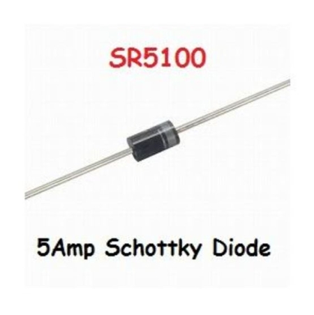 دیود sr5100 دیود شاتکی 100 ولت 5 آمپر